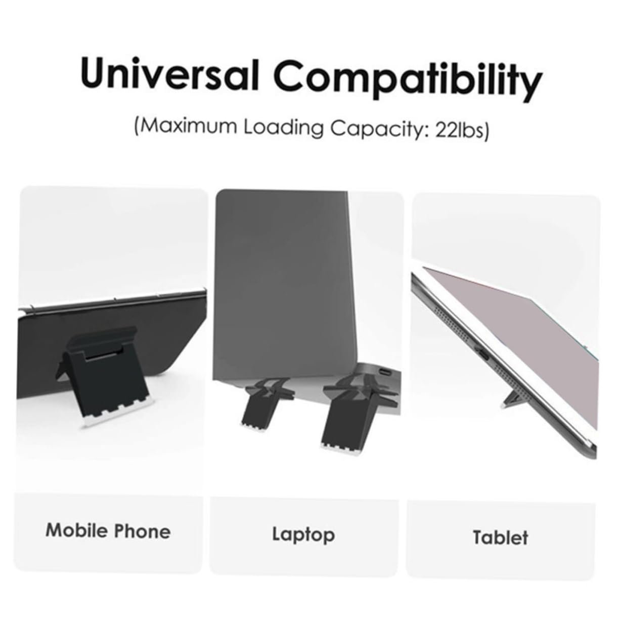 Підставка для ноутбука GALPADA 4 x, складана для ноутбука, ергономічна регульована по висоті для охолодження портативна для офісу, фото №3 Підставка для ноутбука GALPADA 4 x, складана для ноутбука, ергономічна регульована по висоті для охолодження портативна для офісу, фото №3