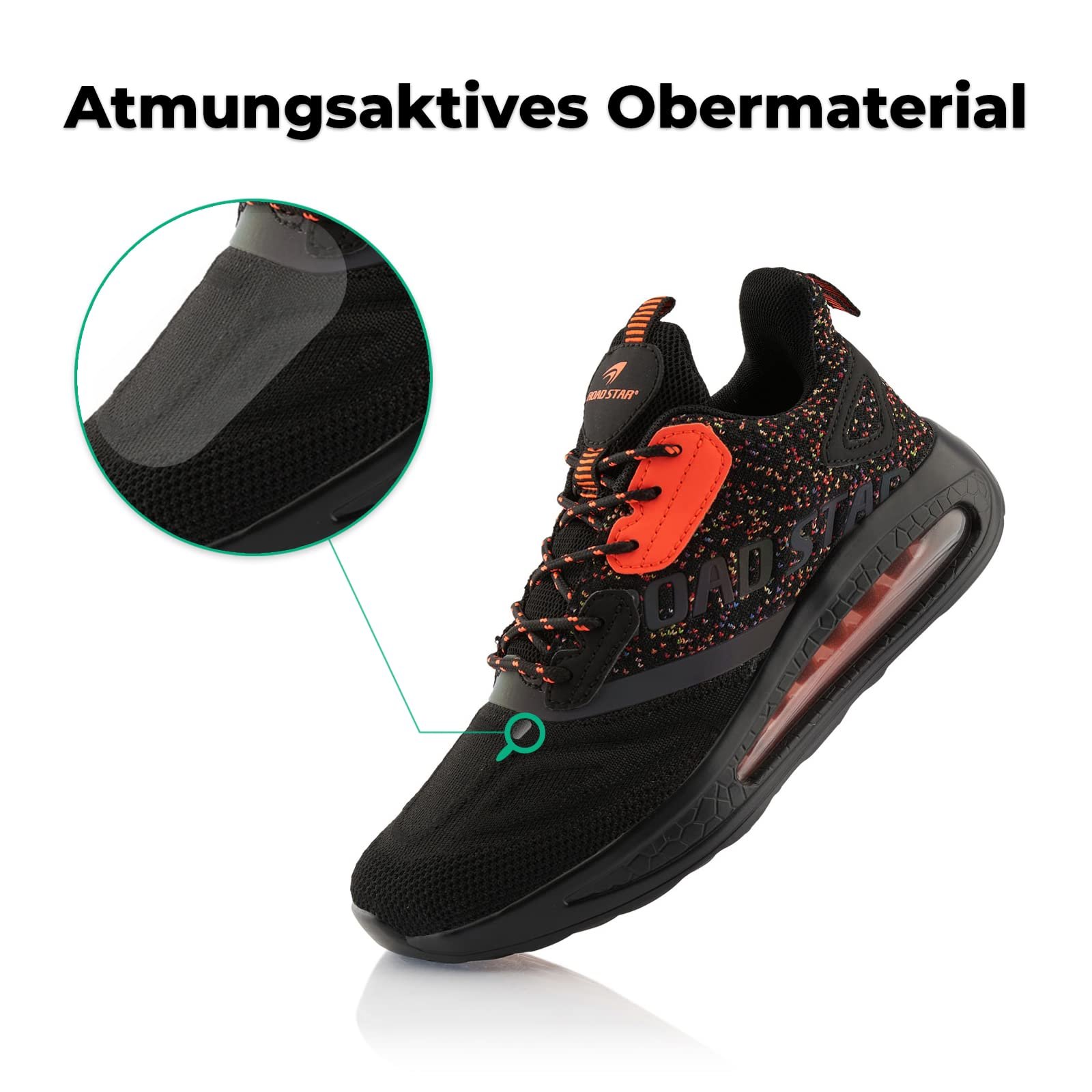 Кроссовки Fusskleidung® Унисекс Спортивная обувь Амортизирующие Легкие кроссовки для бега, фото №3