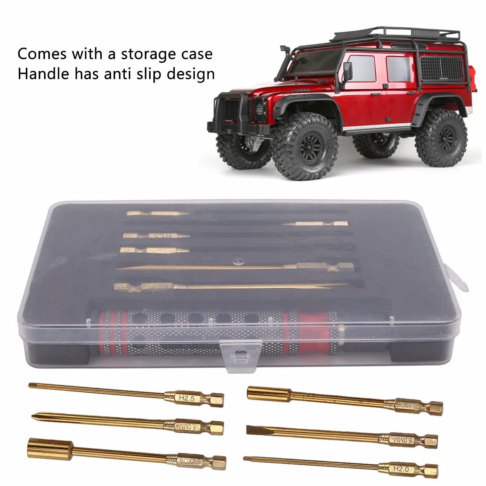 Набір викруток RC RC Repair 12 в 1 з червоною ручкою, фото №5