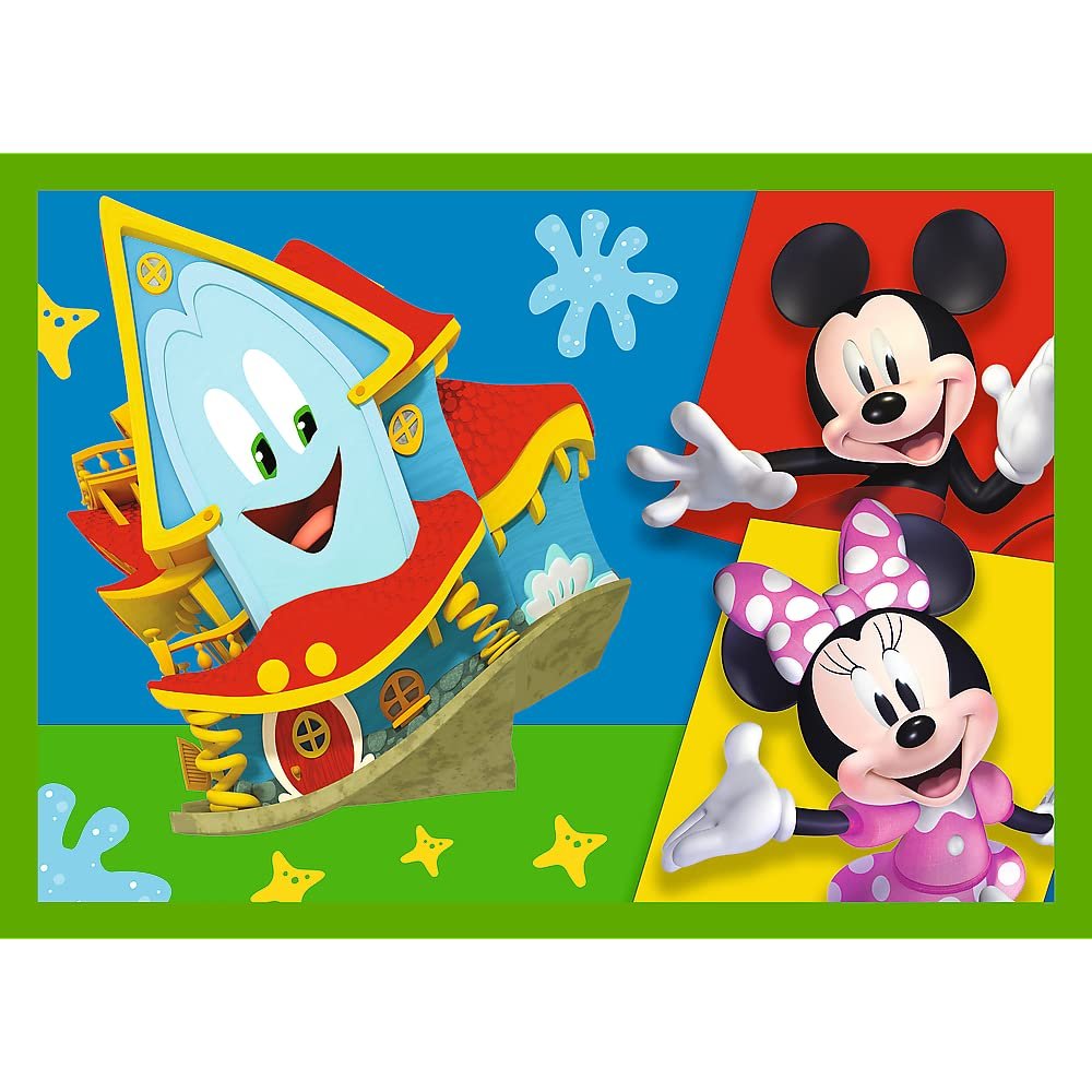 Пазл Trefl Mickey Mouse and Friends 4 в 1 12, 15, 20, 24 элемента, фото №9