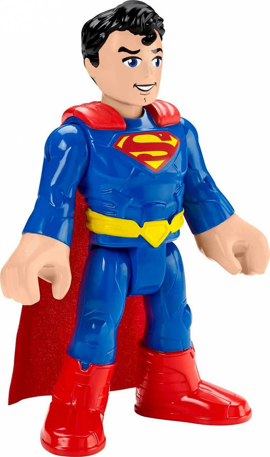 Игрушка-фигурка Imaginext DC Super Friends Superman XL 10 Дюймов Подвижные Части Мягкая Тканевая Накидка для Детей 3 до 8 Лет GPT43, фото №4
