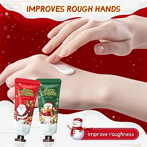 Крем для рук Рождественский Набор 10 шт Увлажняющий крем для рук Мини-формат Парфюмированный крем для рук Зимний крем для сухой потрескавшейся кожи рук synthetic.ua - Фото 1