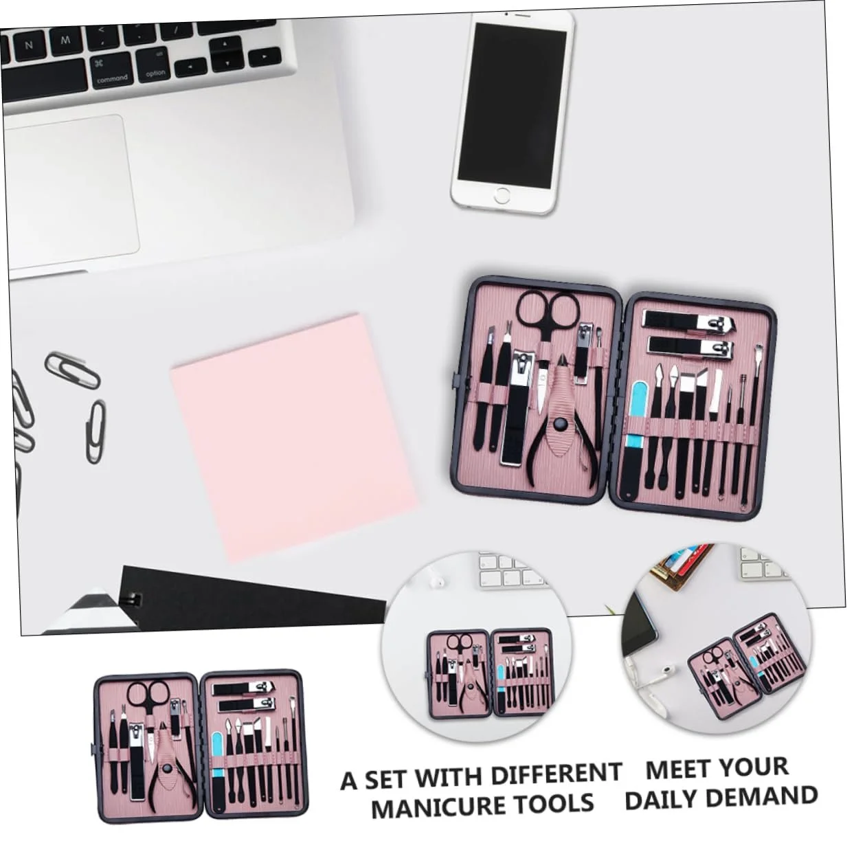 Набор для маникюра WRITWAA 1 Satz, портативный и эргономичный, прочный и долговечный, фото №3