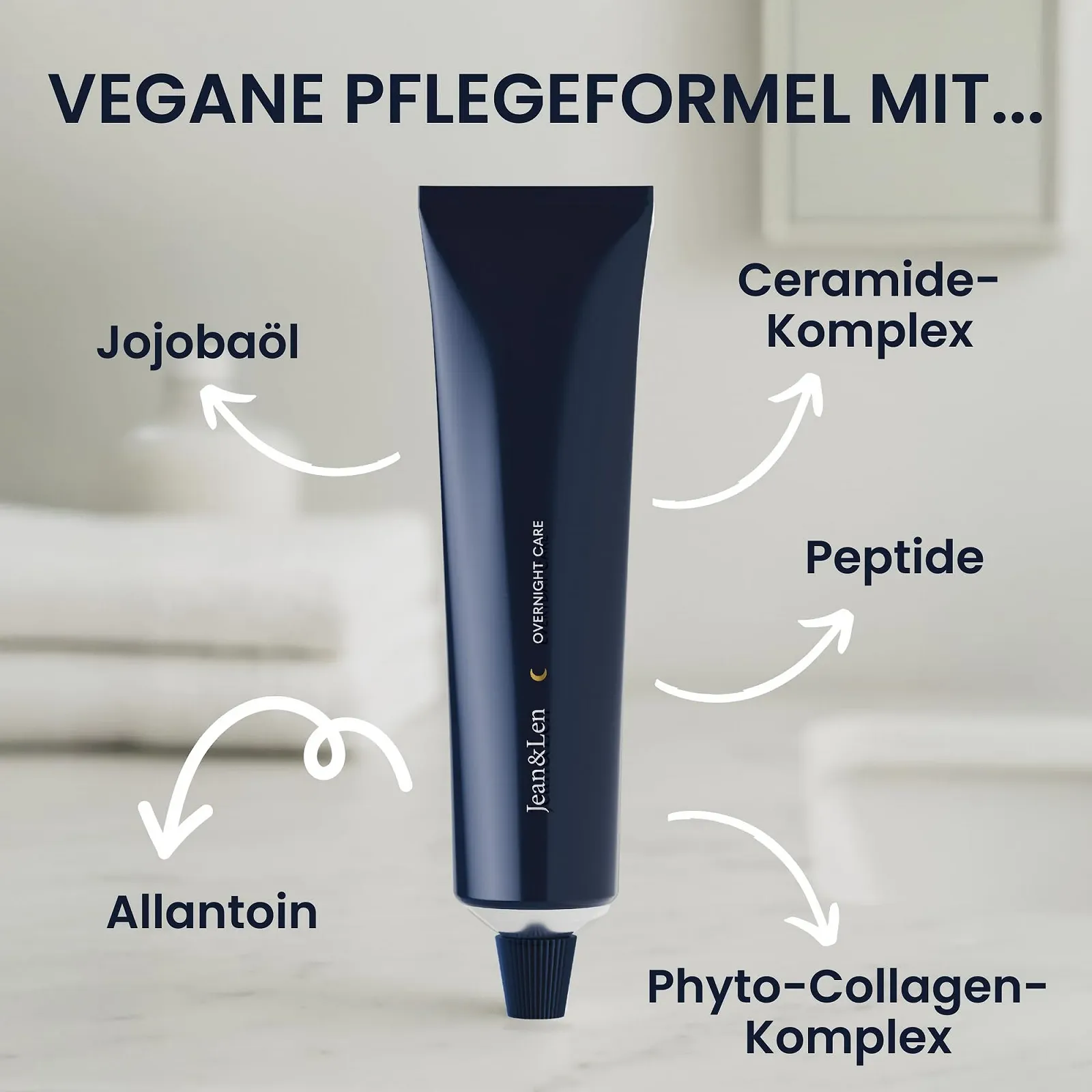 Нічний крем для рук Jean & Len Night Relax & Restore для сухої та пошкодженої шкіри рук, фото №4