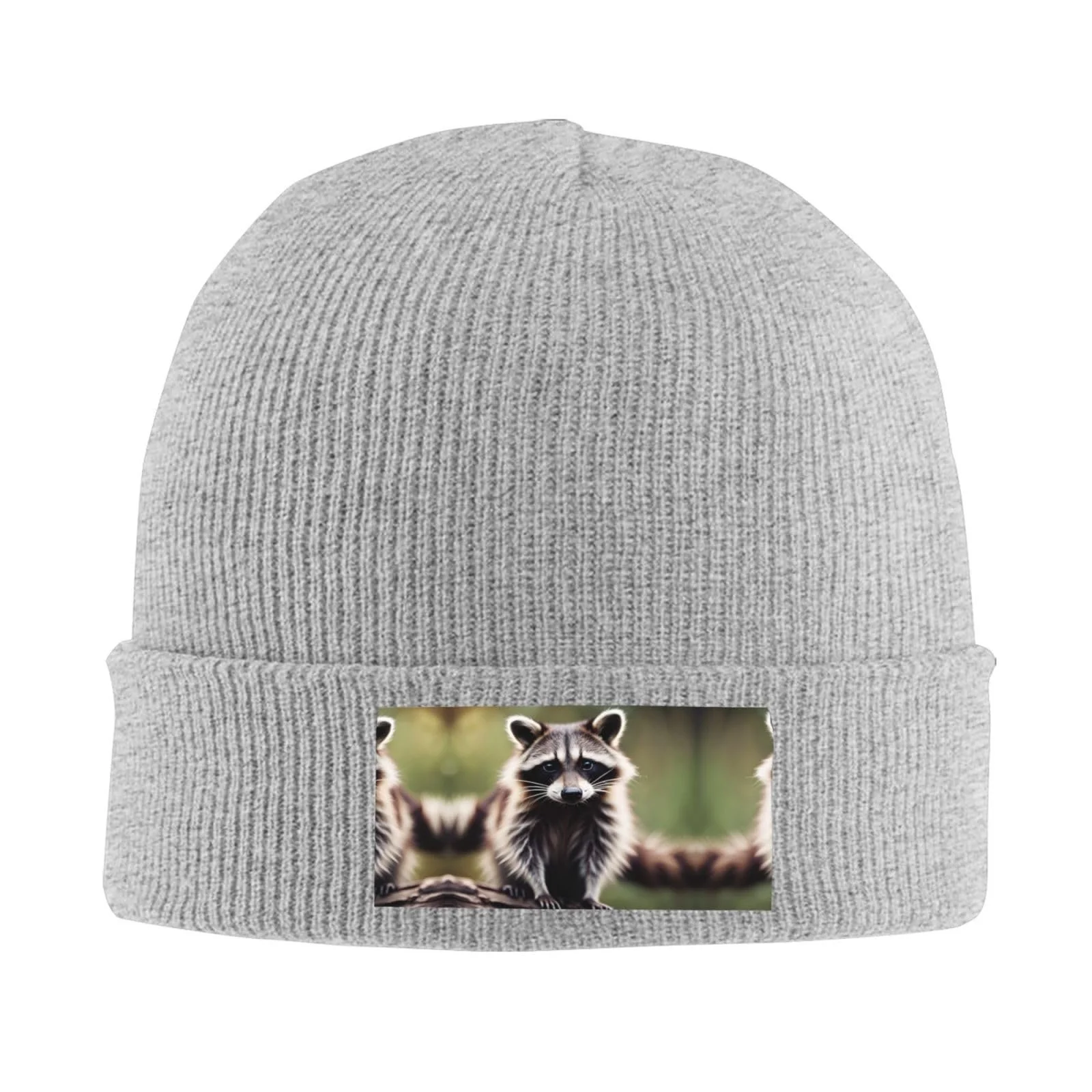 Шапка с принтом Енота, фото №2