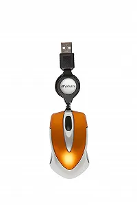 Миша USB Verbatim Go Mini Optical 1000DPI Помаранчева - Фото 1