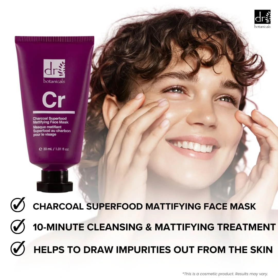 Маска для обличчя Dr Botanicals CH матуюча 30 мл, фото №3