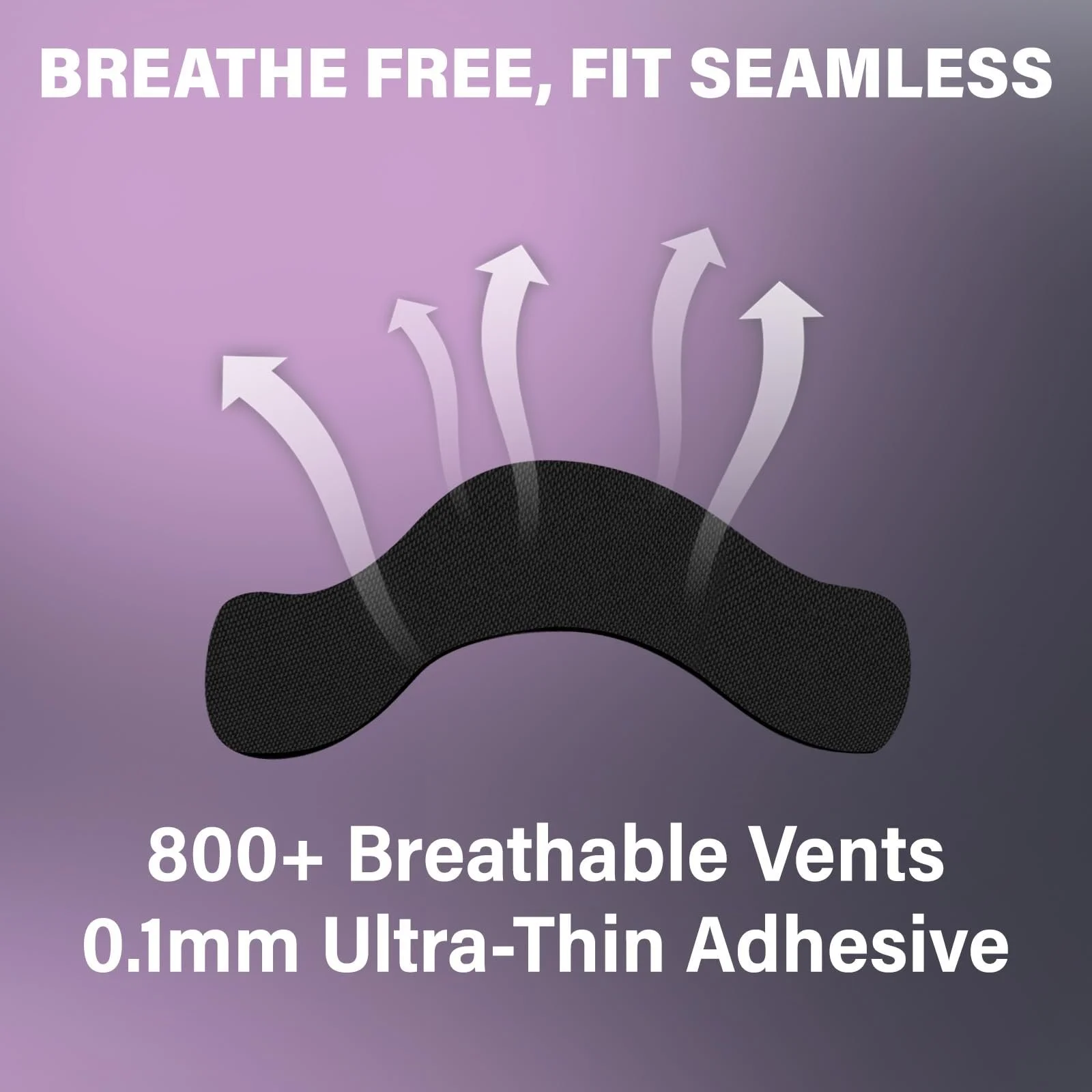 Стрічка для рота для сну, Скажіть «ні» хропінню та сухості в роті з 40 нано матеріалами вночі, фото №3