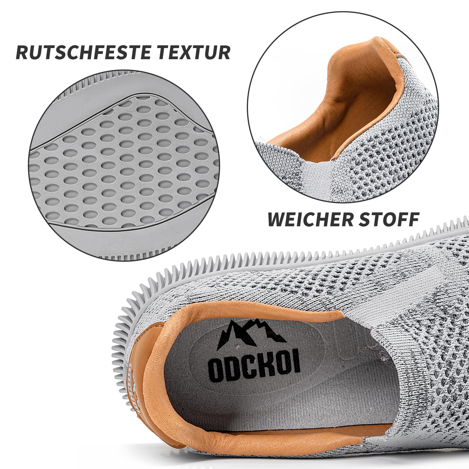 Мужские слипоны MrToNo Trainers, Повседневные, Легкие, Удобные, Дышащие, Спортивные, для Бега, Фитнеса, Джоггинга, фото №3