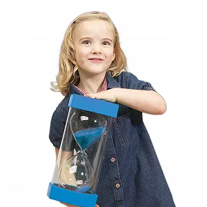 Пісочний годинник TickiT 92046 Mega Sand Timer 5 хвилин 150 мм синій synthetic.ua - Фото 1