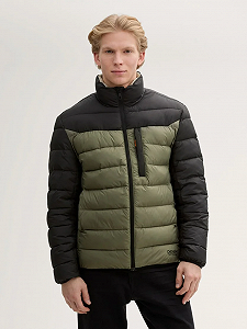 Куртка Tom Tailor PUFFER JACKET Зелений L - Фото 1