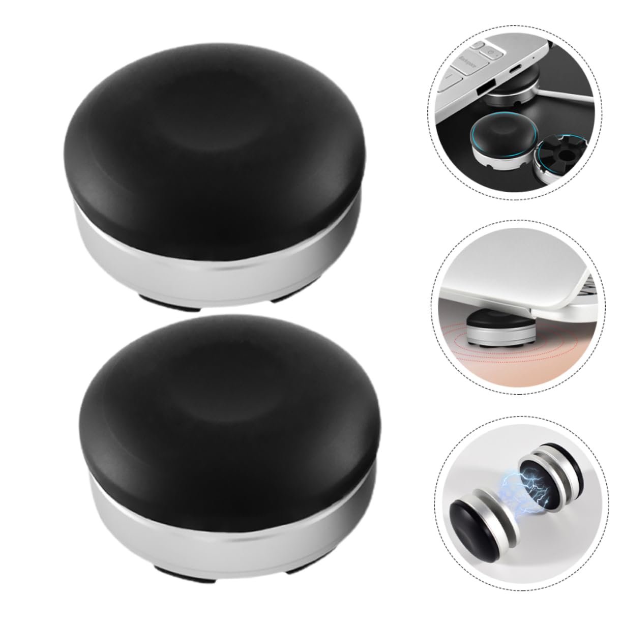 Підставка для ноутбука регульована по висоті, нековзна для ергономічної роботи портативна, стабільна для ноутбуків (2 шт), фото №9