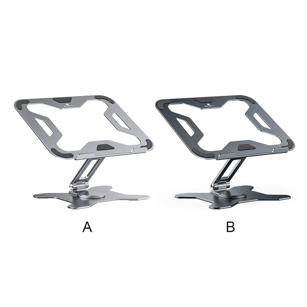 Подставка для планшета Boneruy складная, вращающаяся подставка для ноутбука, алюминиевый сплав, портативный для офиса, дома, школы, настольный, фото №2