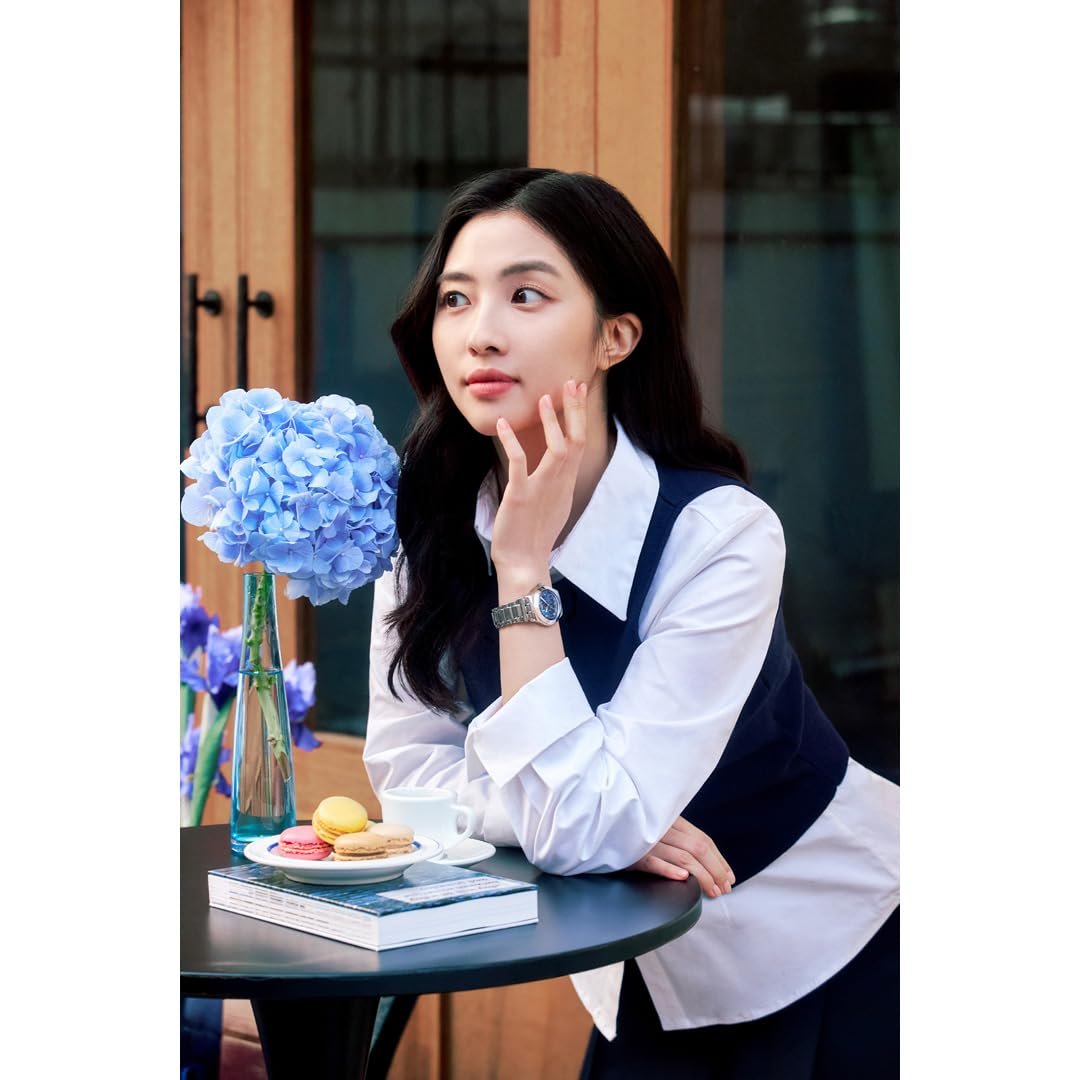 Годинник Swatch Petal Frenzy YLS235G Синій Браслет, синій, Браслет, фото №5