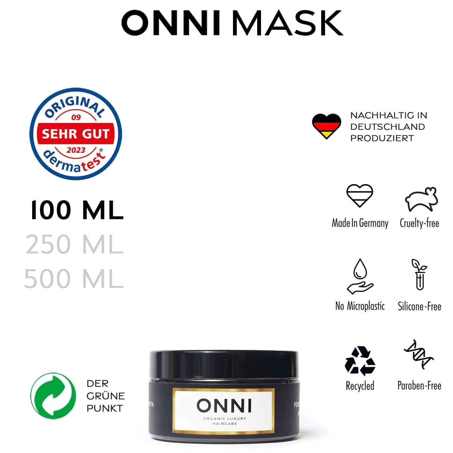 Набір для тестування Шампунь, Маска, Кондиціонер, Сироватка ONNI CLASSIC для росту волосся, фото №7