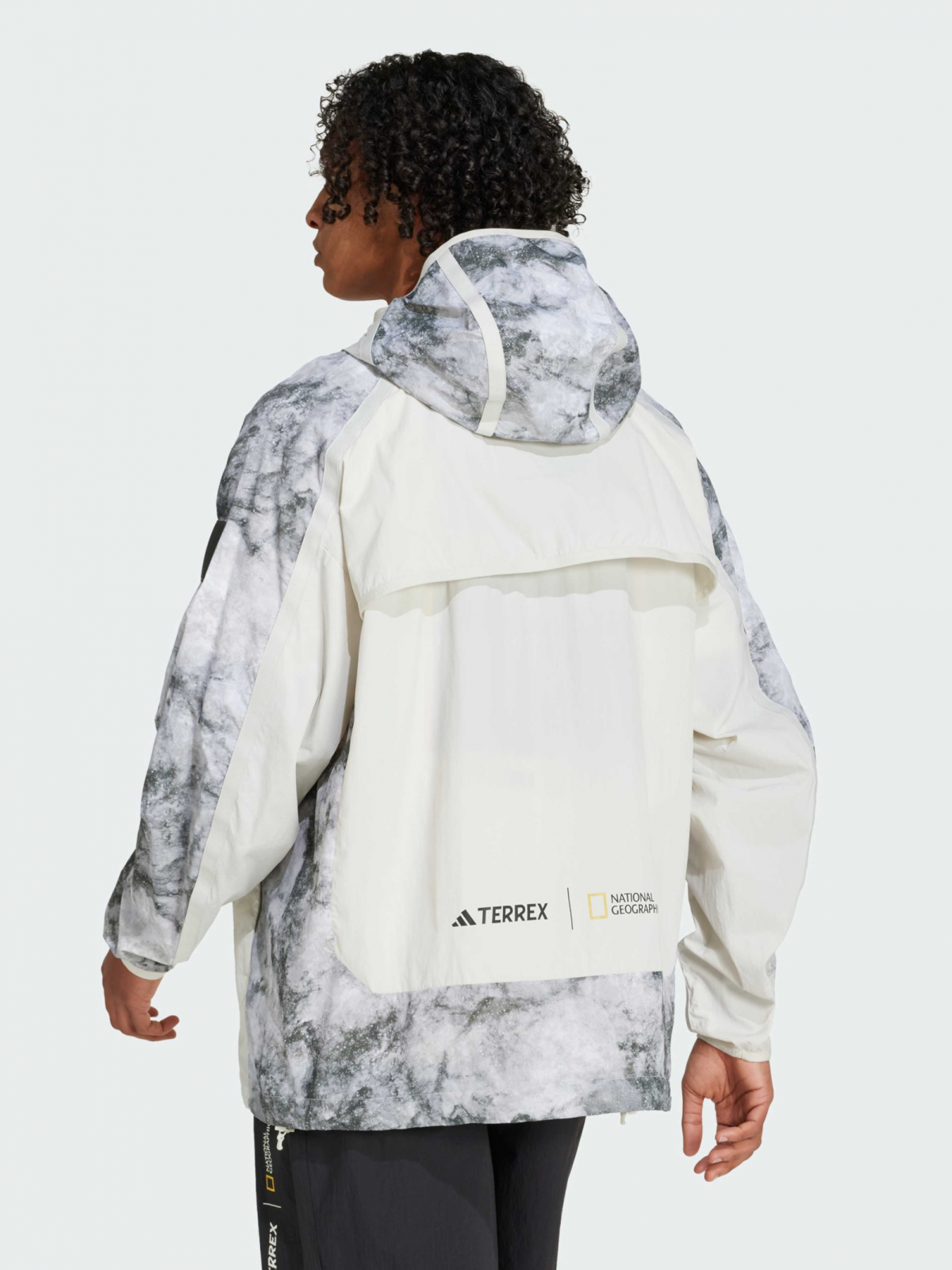 Ветровка Adidas AOP JKT JD5838 Серый M, фото №2