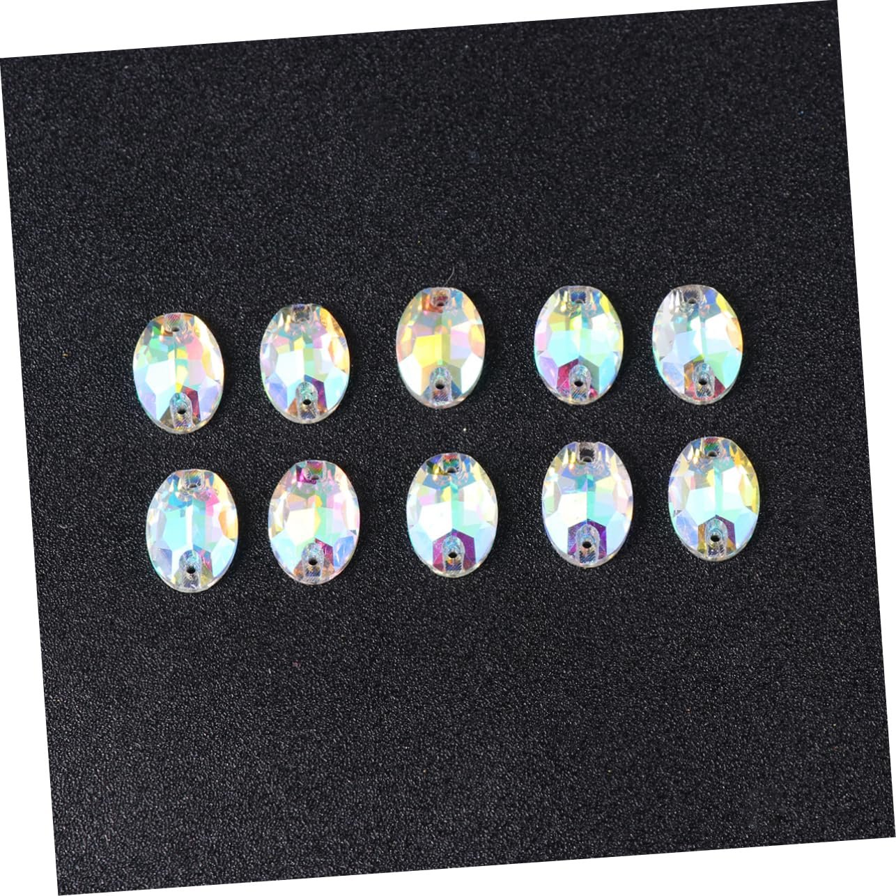 Стразы Стеклянные NUOBESTY Разные формы Разноцветные, 100 шт, фото №8