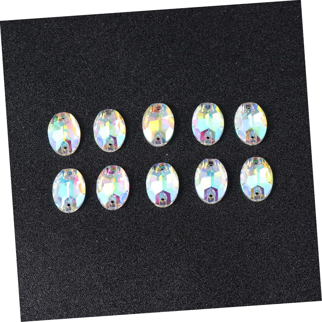 Стрази Скляні NUOBESTY Різні форми Різнокольорові, 100 шт, фото №8