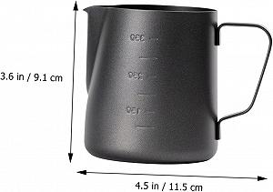 Питчер 350 мл Jug Coffee Maker с Метками Черный synthetic.ua - Фото 1