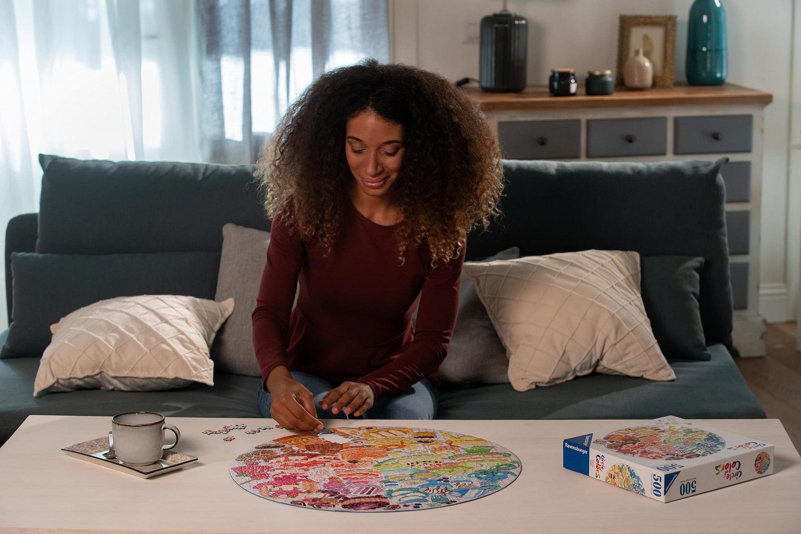 Пазл Ravensburger Circle of Colours 17346 Donuts круглий 500 деталей 52 см від 12 років, фото №3