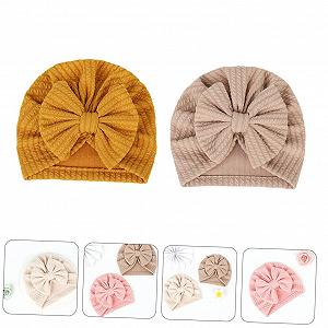 Шапка VALICLUD Еластична з бантом synthetic.ua - Фото 1