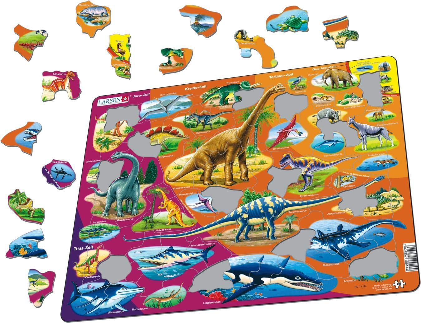 Пазл Larsen Dinosaur Time Period HL1, фото №9 Пазл Larsen Dinosaur Time Period HL1, фото №9