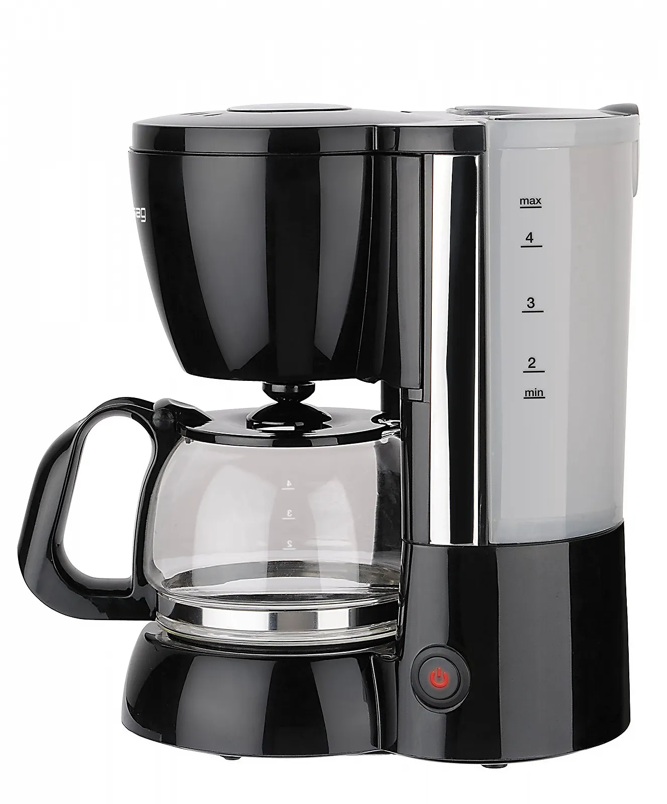 Кофеварка капельная grossag Small KA 12.17 0.6 л 600 Вт черная нержавеющая сталь, фото №2