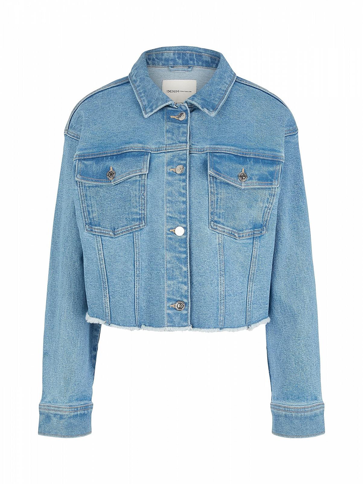 Джинсова куртка TOM TAILOR Denim Cropped Жіноча, фото №3