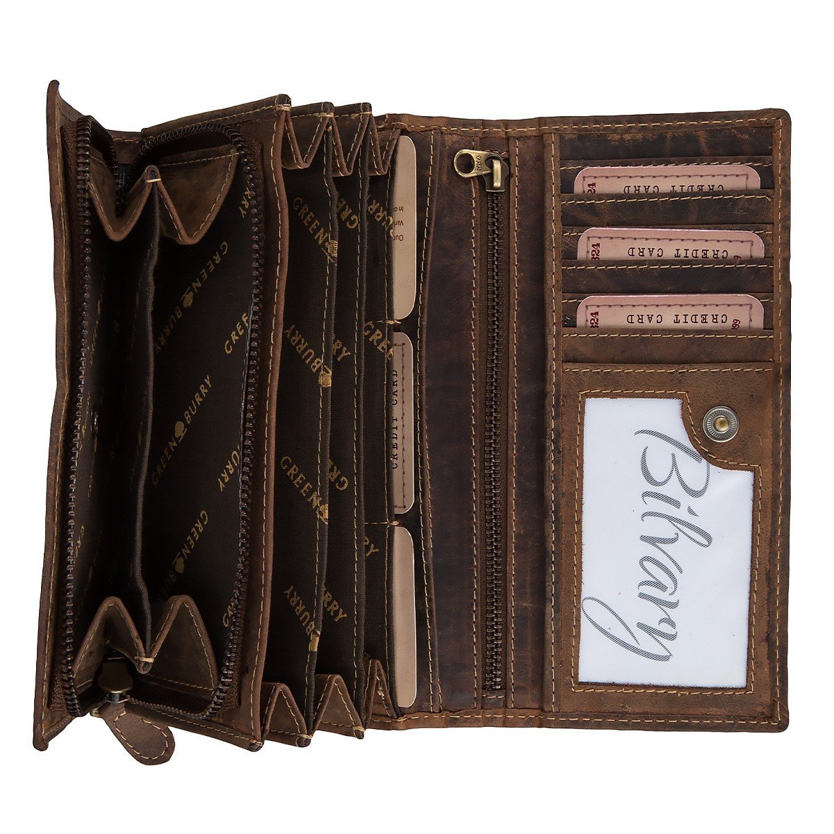 Кошелек Greenburry Vintage Кожа 18,5 см, фото №3