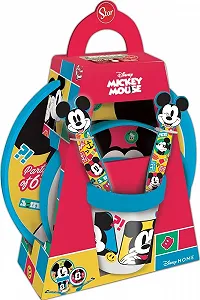 Набор детской посуды Disney Mickey Mouse Пластик, 5 предметов - Фото 1