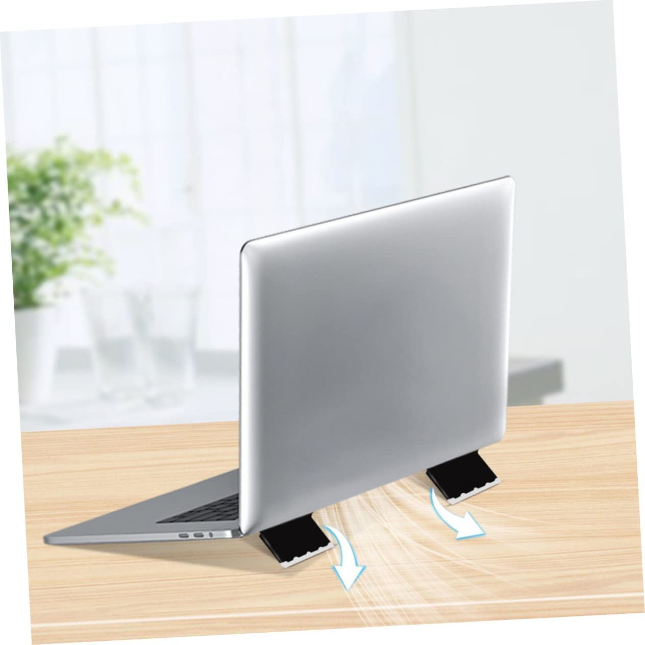 Підставка для ноутбука Veemoon, складана, 2 шт., портативна, з вентиляцією, ергономічна, охолоджуюча, фото №2