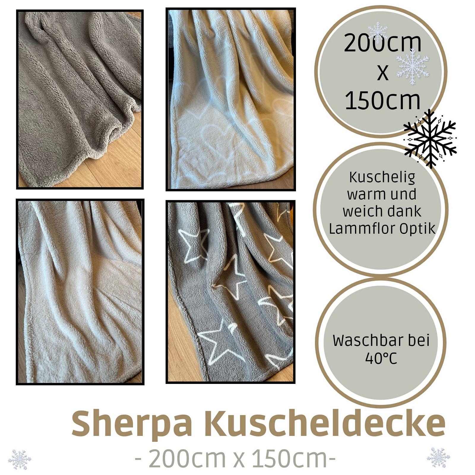 Покрывало Cleanlevel EST 2016 Мягкое, 1.6 кг, вид овчины, диванное покрывало шерпа, двустороннее покрывало, покрывало для дивана (Кремовый однотонный), фото №7