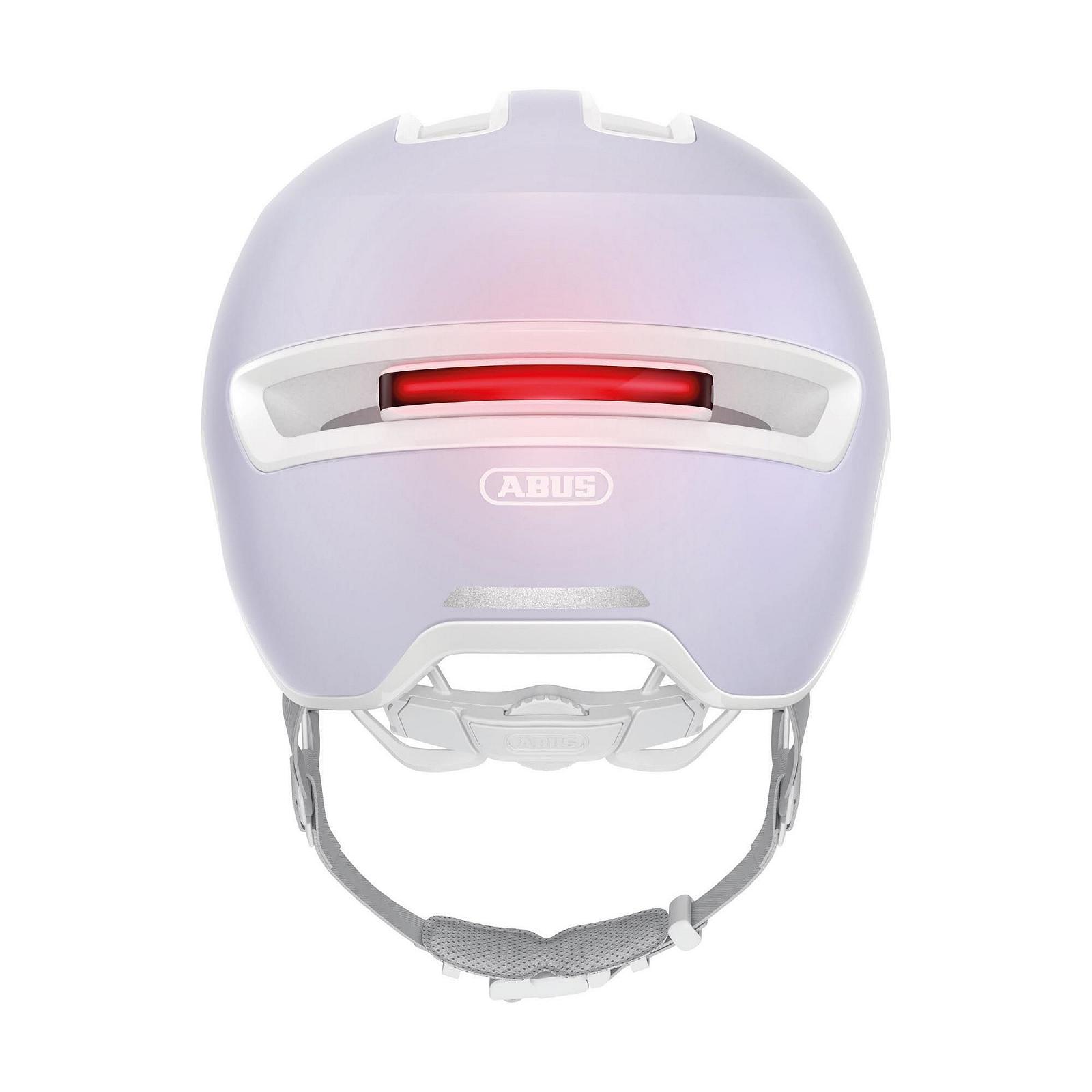 Шолом ABUS City HUD-Y ACE з козирком та магнітною перезаряджуваною LED підсвіткою, фото №4