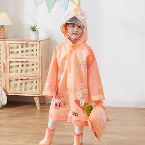 Дитячий дощовий плащ-пончо EQWIGKEIT synthetic.ua - Фото 1