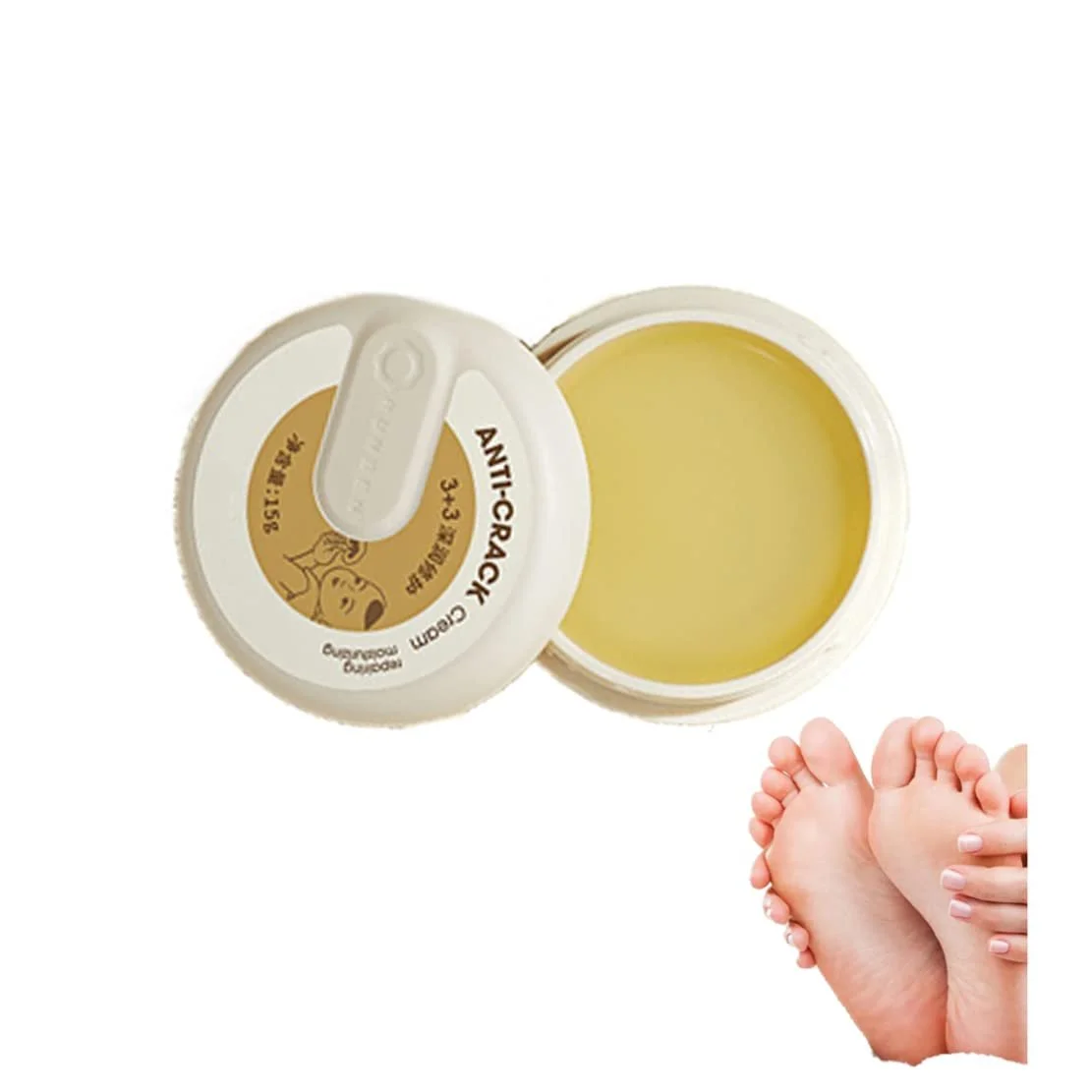 Крем для ног и рук зимний для потрескавшейся кожи увлажняющий портативный для взрослых и детей, фото №1