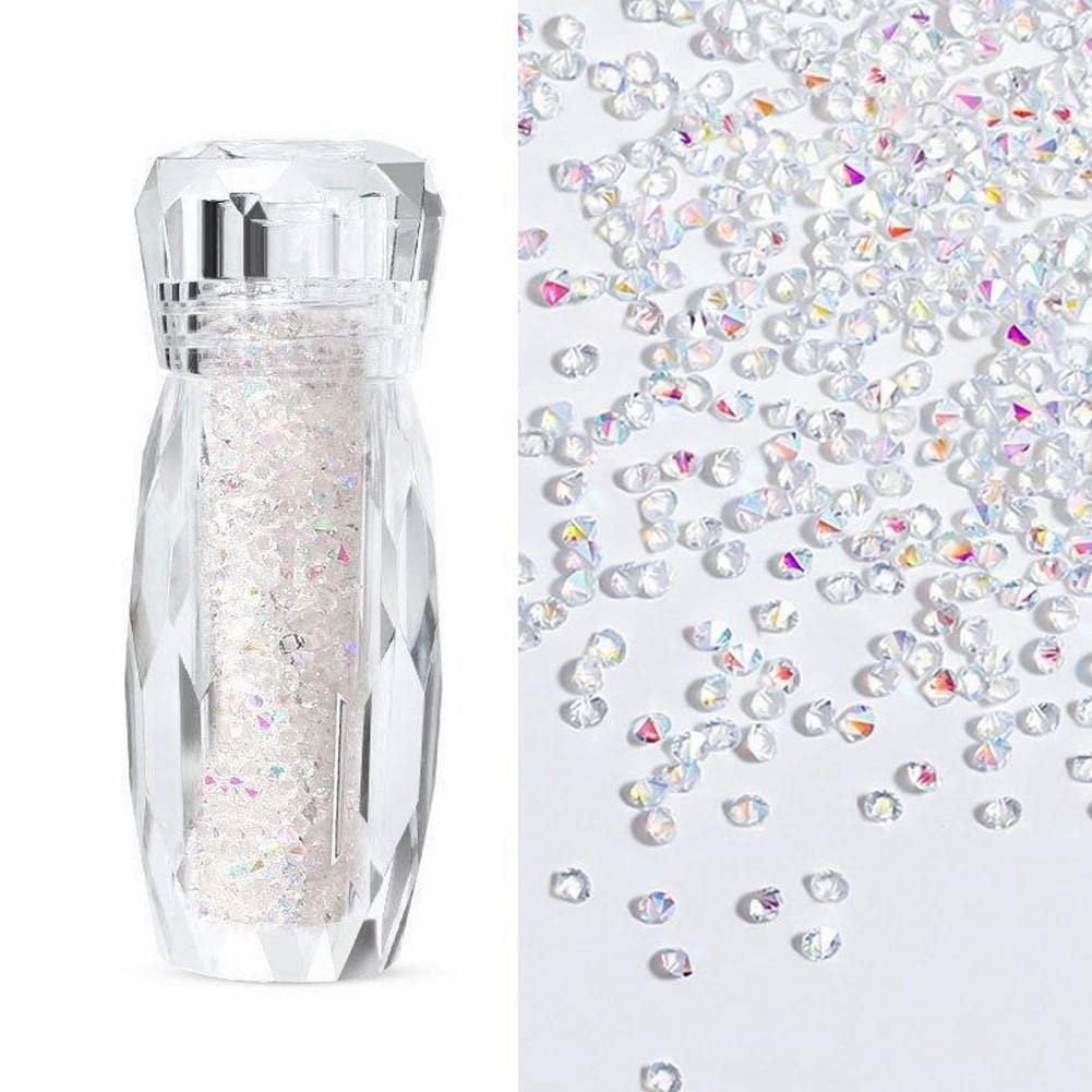Бутылка хрустальных шариков икры Кристалл Крошечные микро стеклянные шарики 3D Аксессуары для ногтей DIY Pixie Дизайн Маникюр Украшение, фото №3
