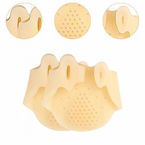 Роздільник для пальців MERIGLARE 2 шт Гелевий регульований з подушкою підтримки Жовтий synthetic.ua - Фото 1