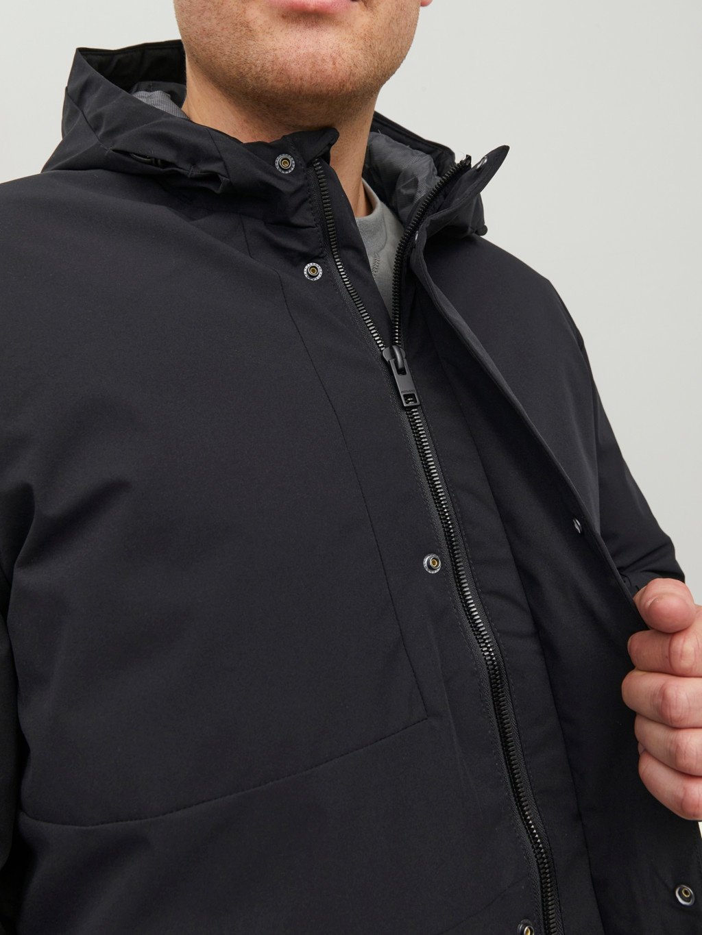 Парка Jack&Jones JPRBLATIGER PARKA PLS 12222985 Черный M, фото №3