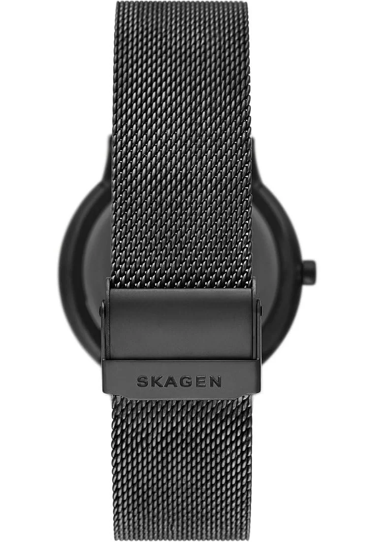 Часы Skagen Riis Мужские, кварцевый механизм с тремя стрелками, с браслетом из нержавеющей стали или кожаным ремешком, фото №3