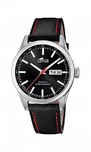 Часы Lotus Мужские Аналоговые Кварцевые с Кожаным Ремешком - Фото 1