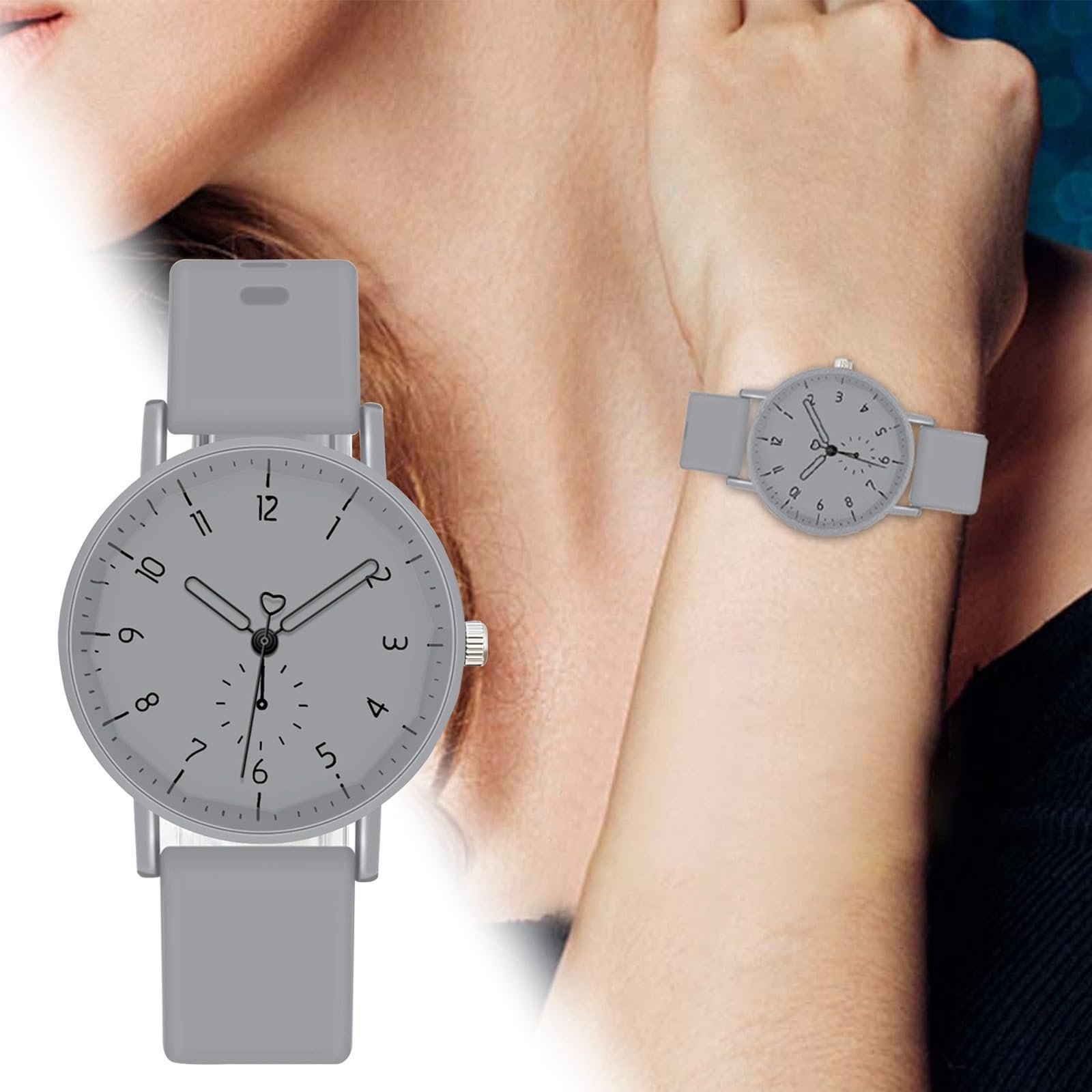 Женские часы Generisch Retro Модные Женские часы Компактные Женские часы Простые Элегантные Женские часы, фото №2