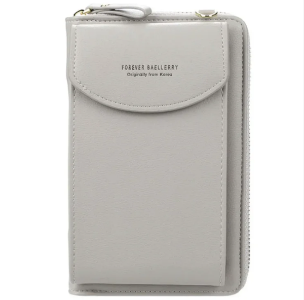 Женский кошелек портмоне Baellerry Forever Серый, фото №1 Женский кошелек портмоне Baellerry Forever Серый, фото №1