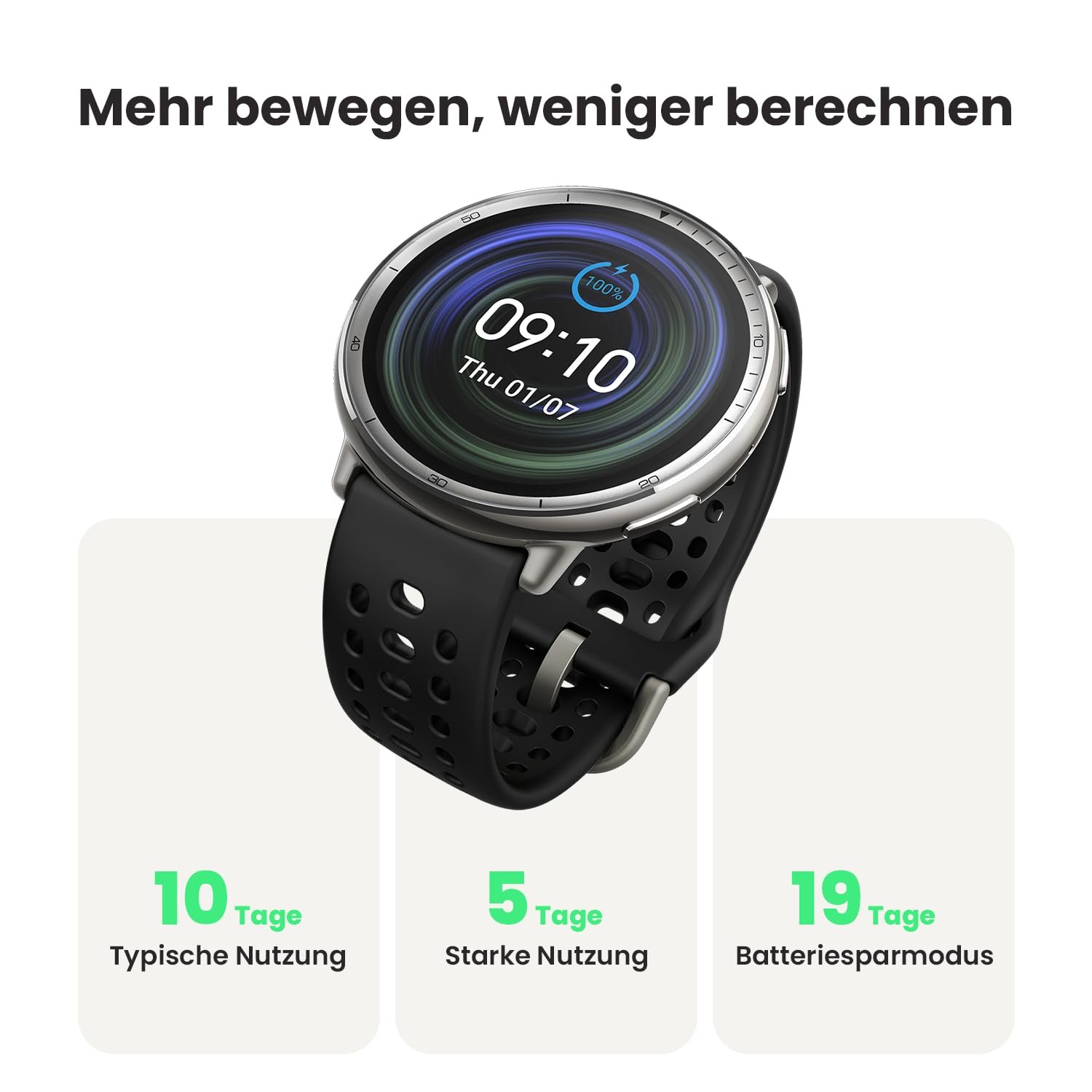 Смарт-годинник Amazfit Active 2 44 мм, GPS, 160+ спортивних режимів, фото №3