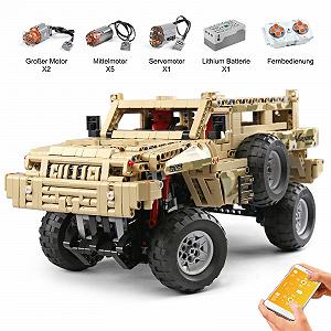 Блоки Mould King 13131 Technik App Off-Road Vehicle 2018 Clamping Масштаб 1:8 synthetic.ua - Фото 1