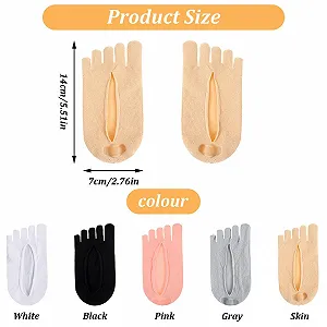 Носки с пальцами Ouligay, 5 пар synthetic.ua - Фото 1