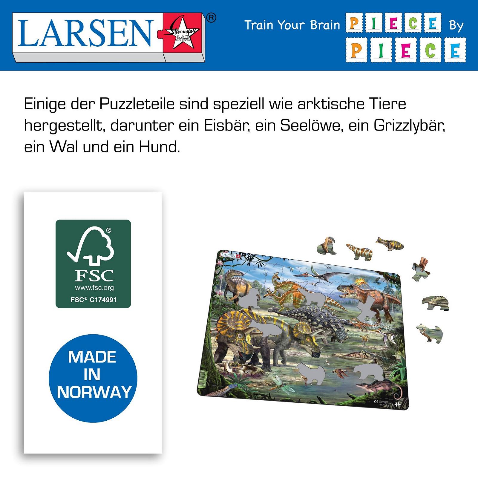 Пазл Larsen FH31 Dinosaurs, фото №8 Пазл Larsen FH31 Dinosaurs, фото №8