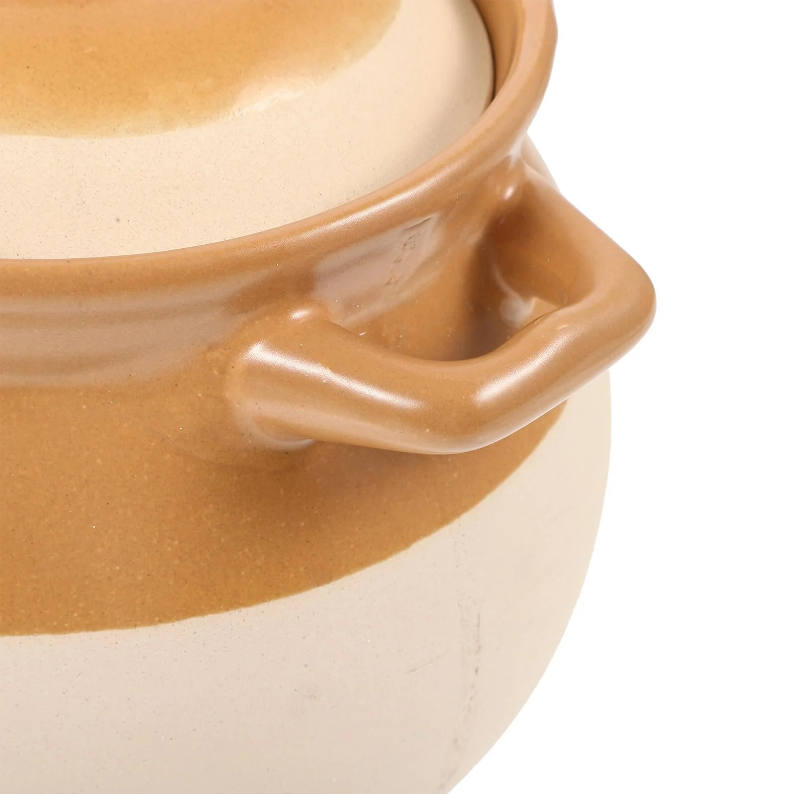 Кастрюля керамическая для газовой плиты с гладкой поверхностью, фото №9