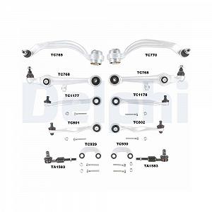 Ремкомплект важеля DELPHI TC1300KIT AUDI SKODA VW передній - Фото 1