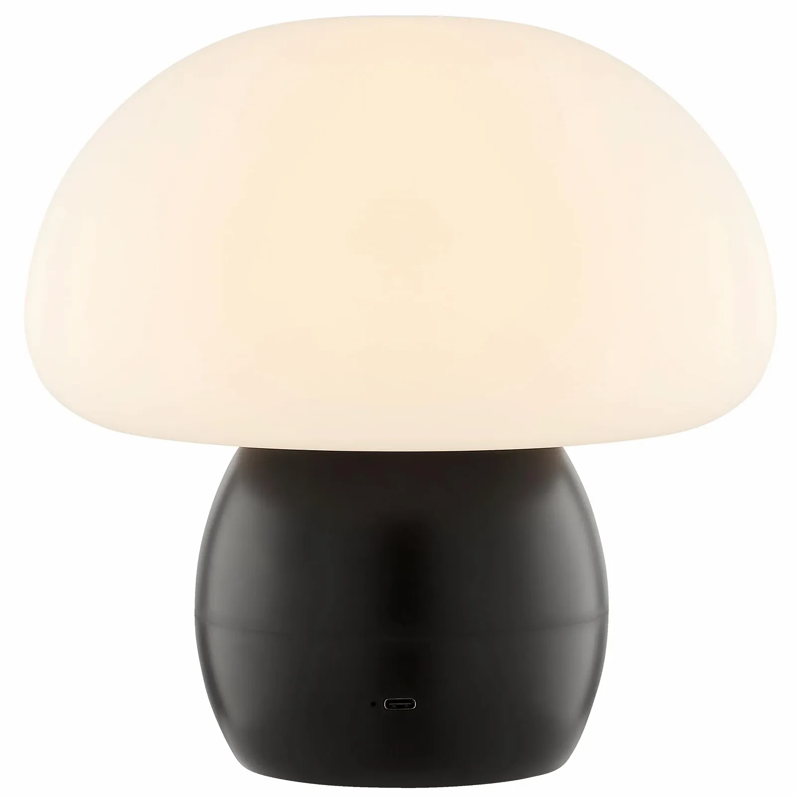 Настольная лампа LED Lightbox Mushroom 230 лм 2700 К 22 см USB Черная, фото №7