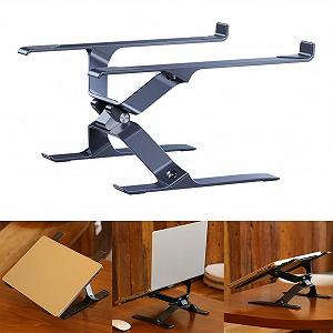 Подставка для ноутбука регулируемая алюминиевый сплав портативная для ноутбуков/планшетов 10-17,3 дюймов - Фото 1